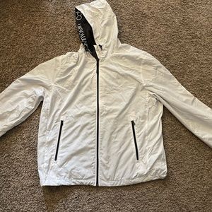 White Calvin Klein Windbreaker